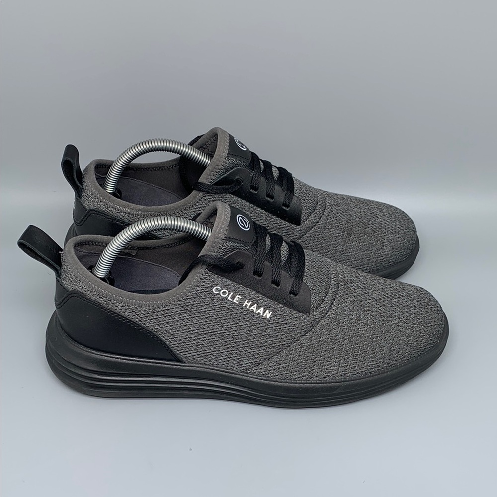 Cole Haan Grandsport Journey Gray Knit Shoes Men’s Sz 9